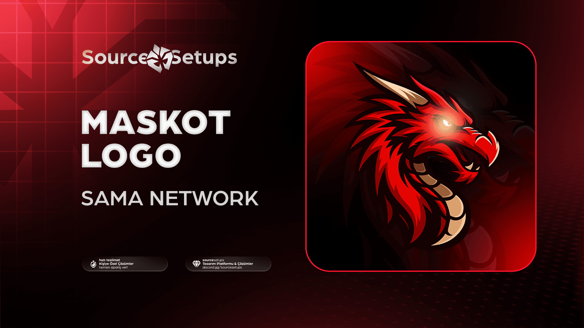 🌴・Sama Network ・Maskot Logo Tasarımı