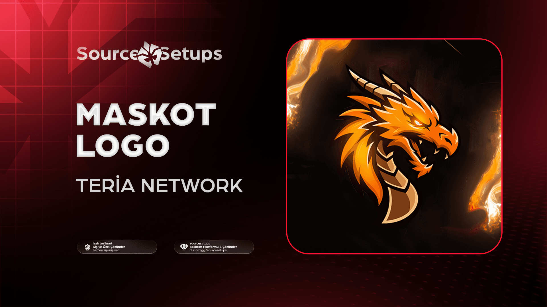 🌴・Teria Network ・Maskot Logo Tasarımı