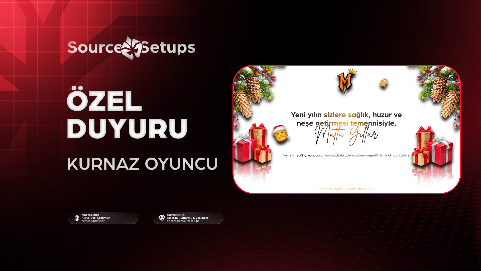 🌴・Mibenis Network・Özel Duyuru Tasarımı