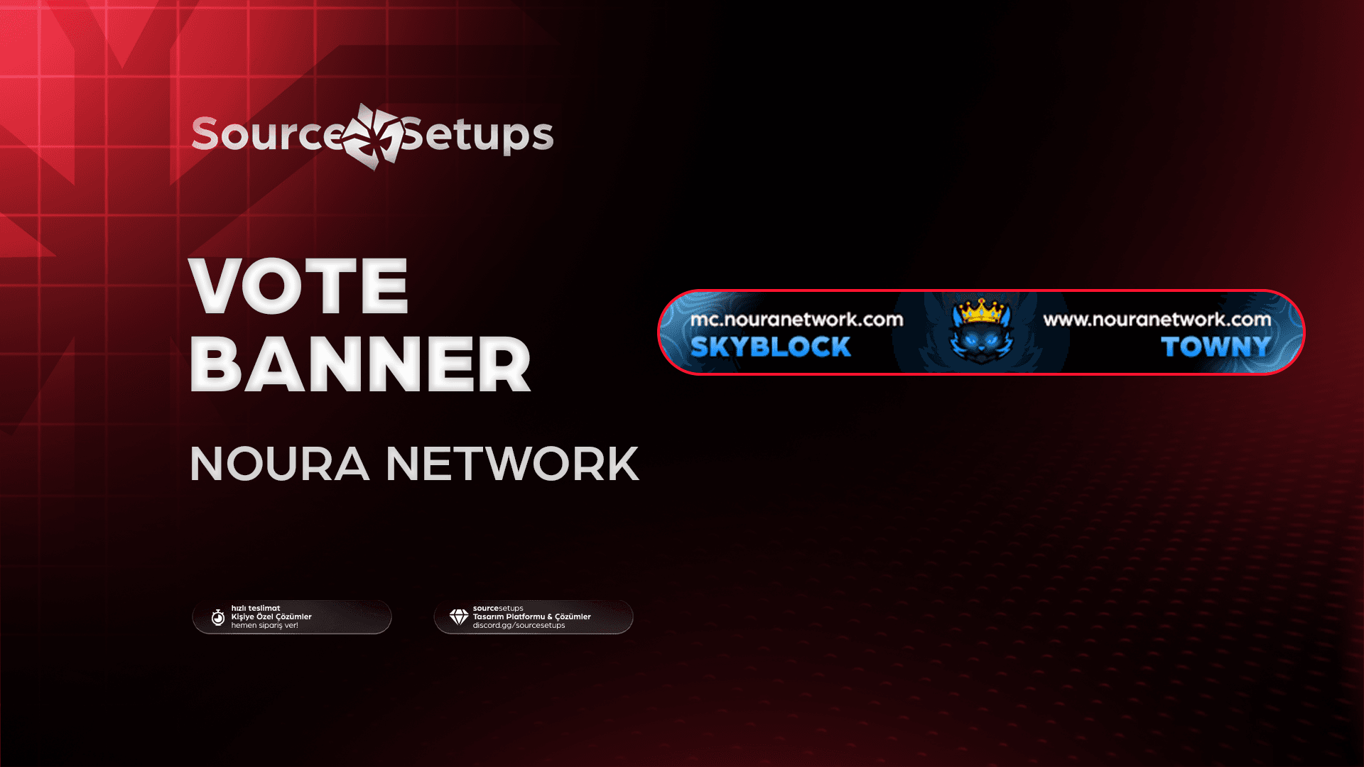 🌴・Noura Network・Vote-Banner Tasarımı