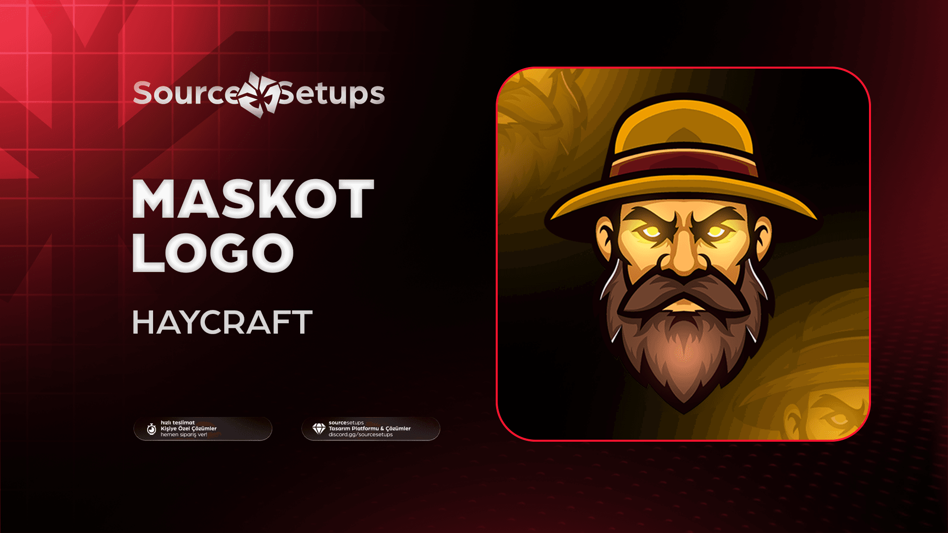 🌴・Hay Craft ・Maskot Logo Tasarımı