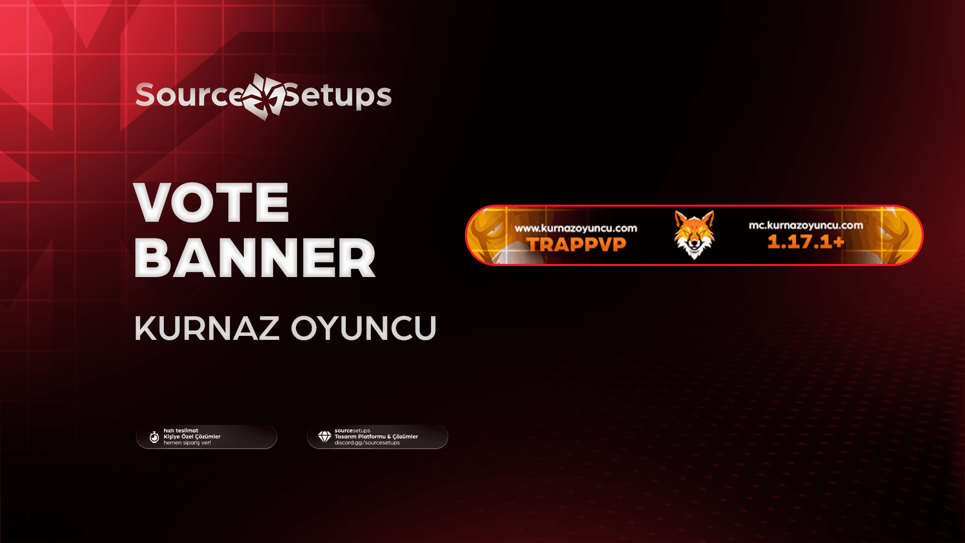 🌴・Kurnaz Oyuncu ・Vote-Banner Tasarımı