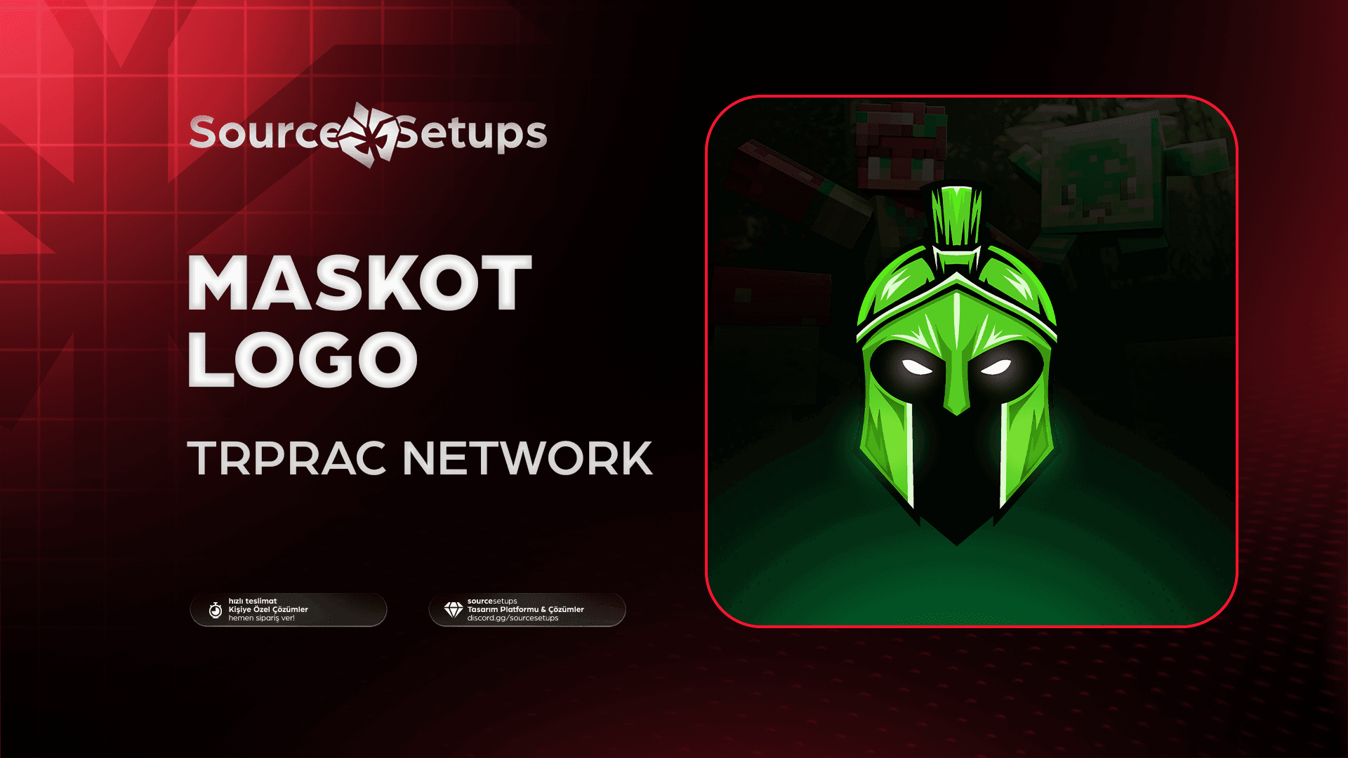 🌴・TRPrac Network ・Maskot Logo Tasarımı