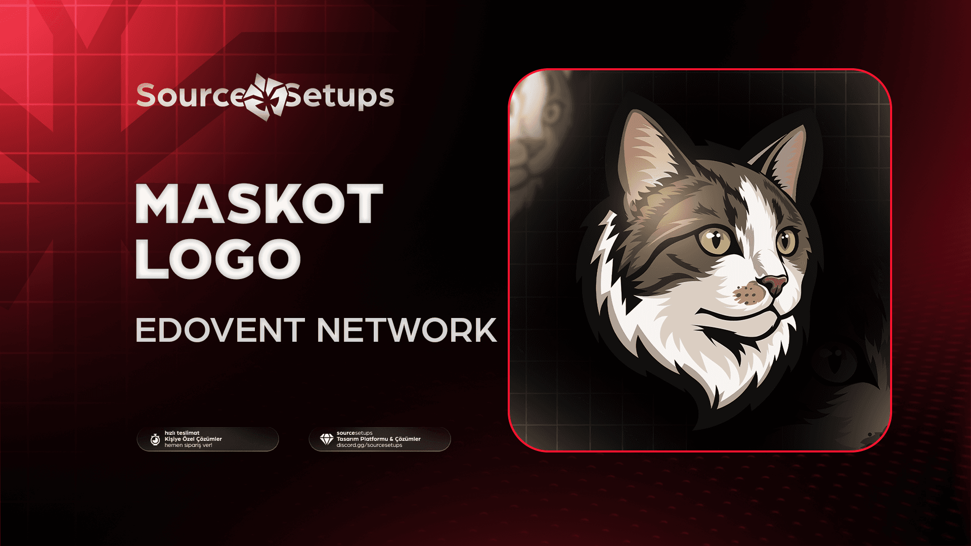 🌴・Edovent Network ・Maskot Logo Tasarımı