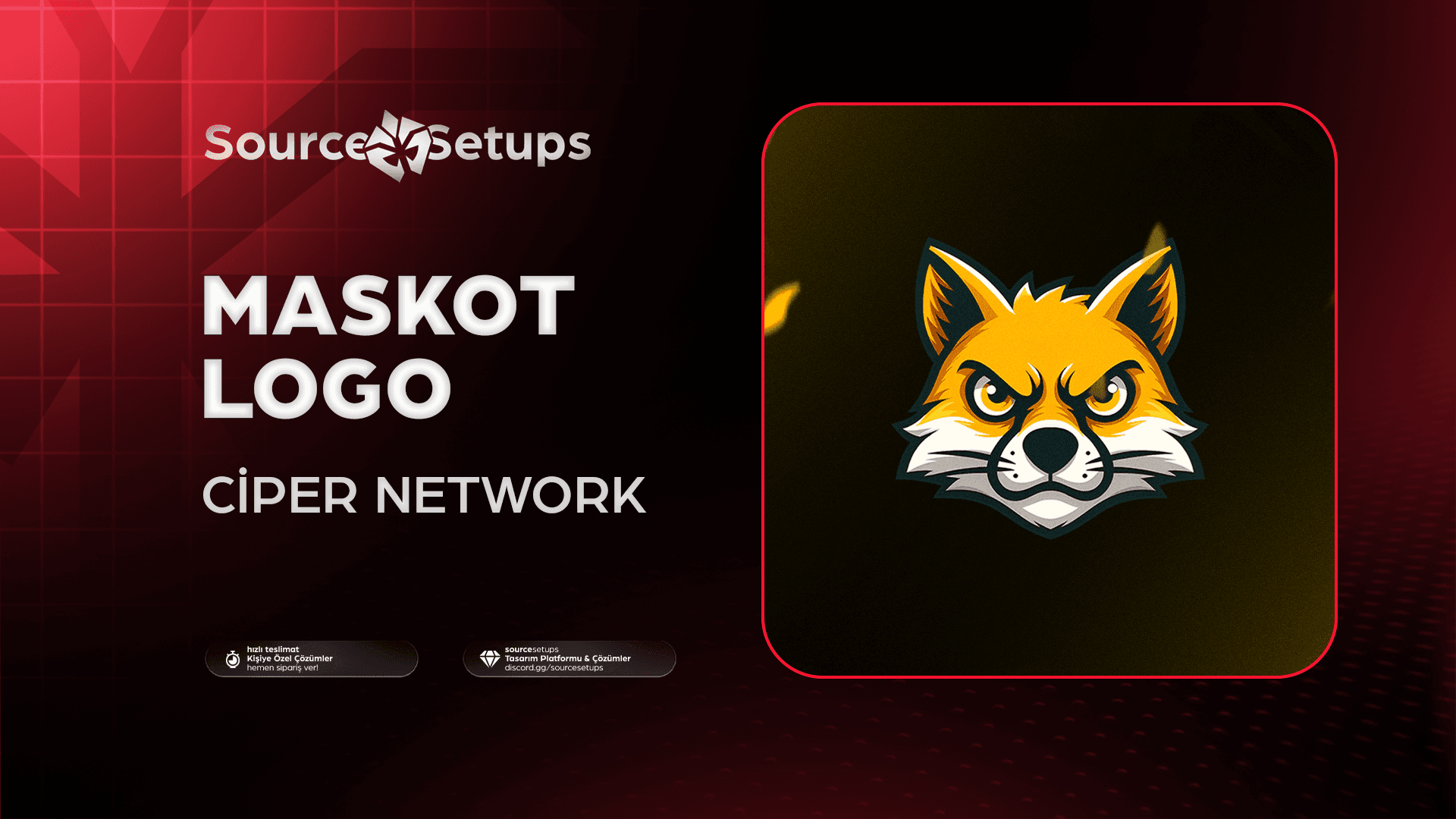 🌴・Ciper Network ・Maskot Logo Tasarımı