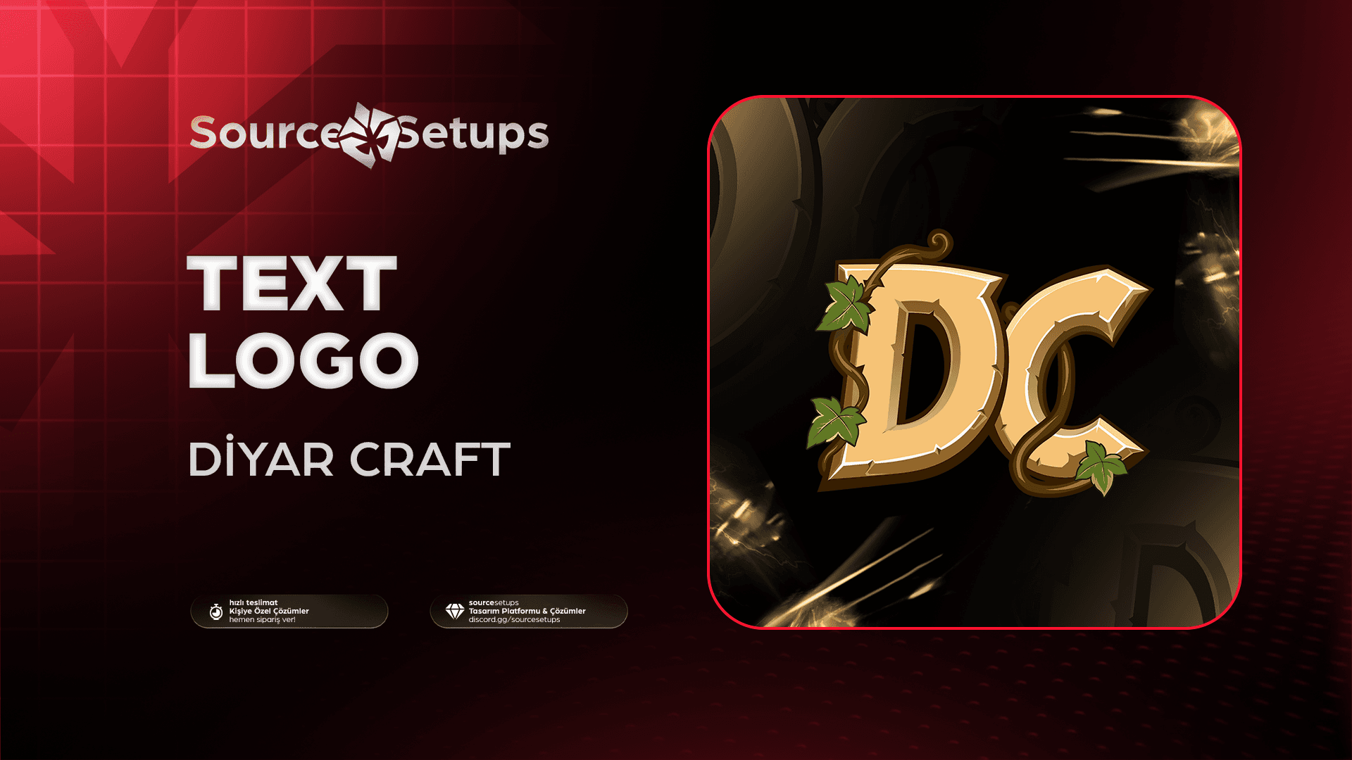 🌴・Diyar Craft ・Text Logo Tasarımı