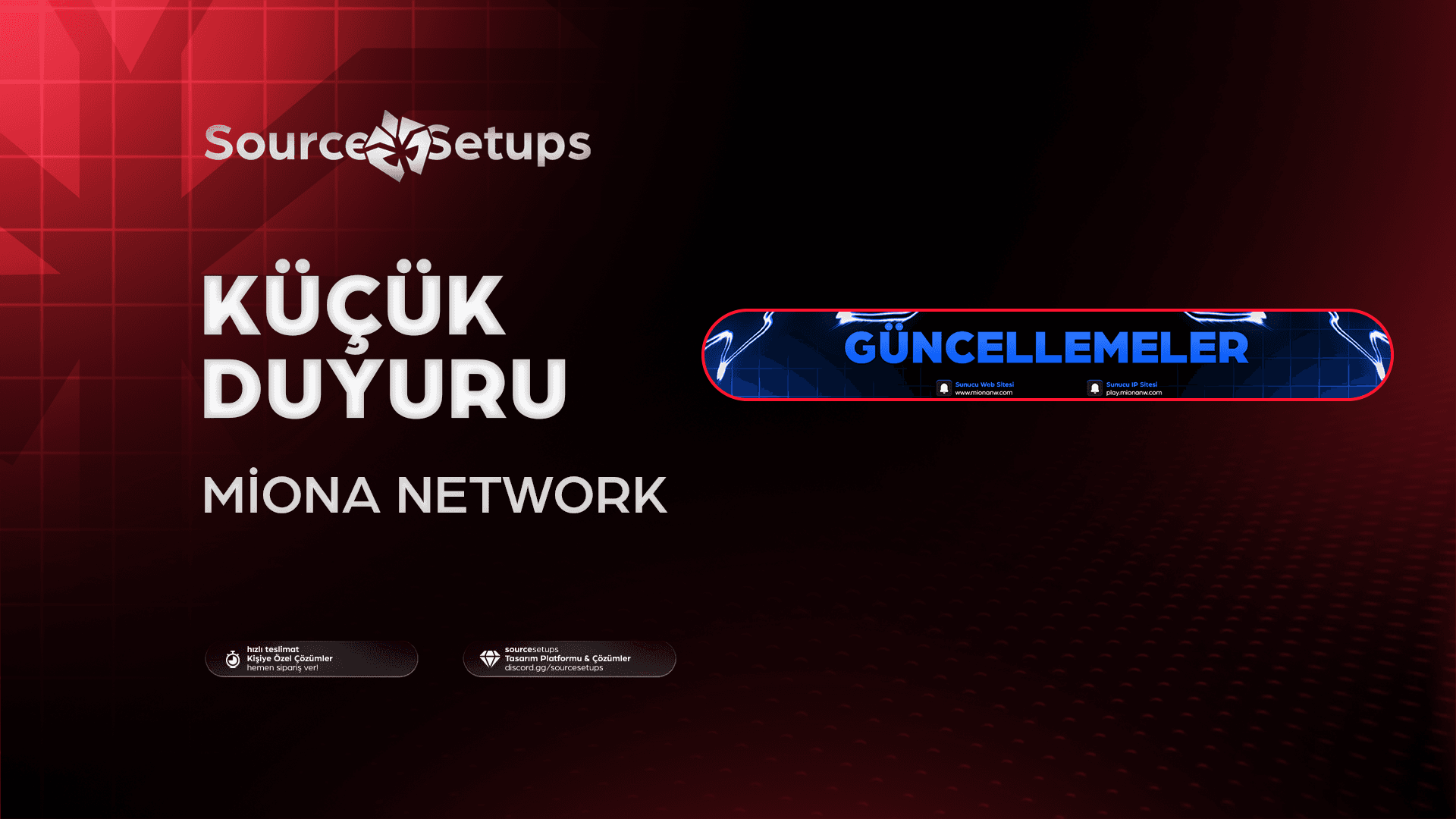 🌴・Miona Network・Küçük Duyuru Tasarımı・Güncelleme