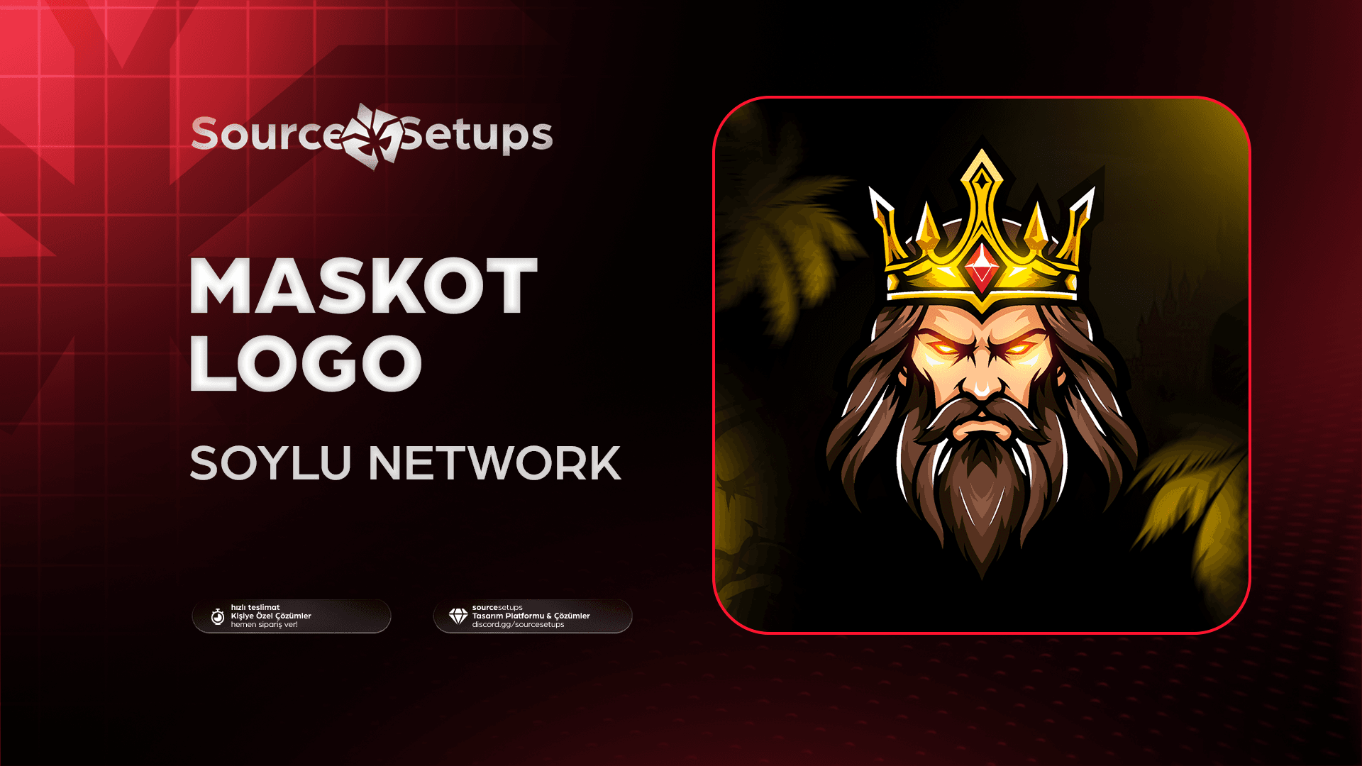 🌴・Soylu Network ・Maskot Logo Tasarımı