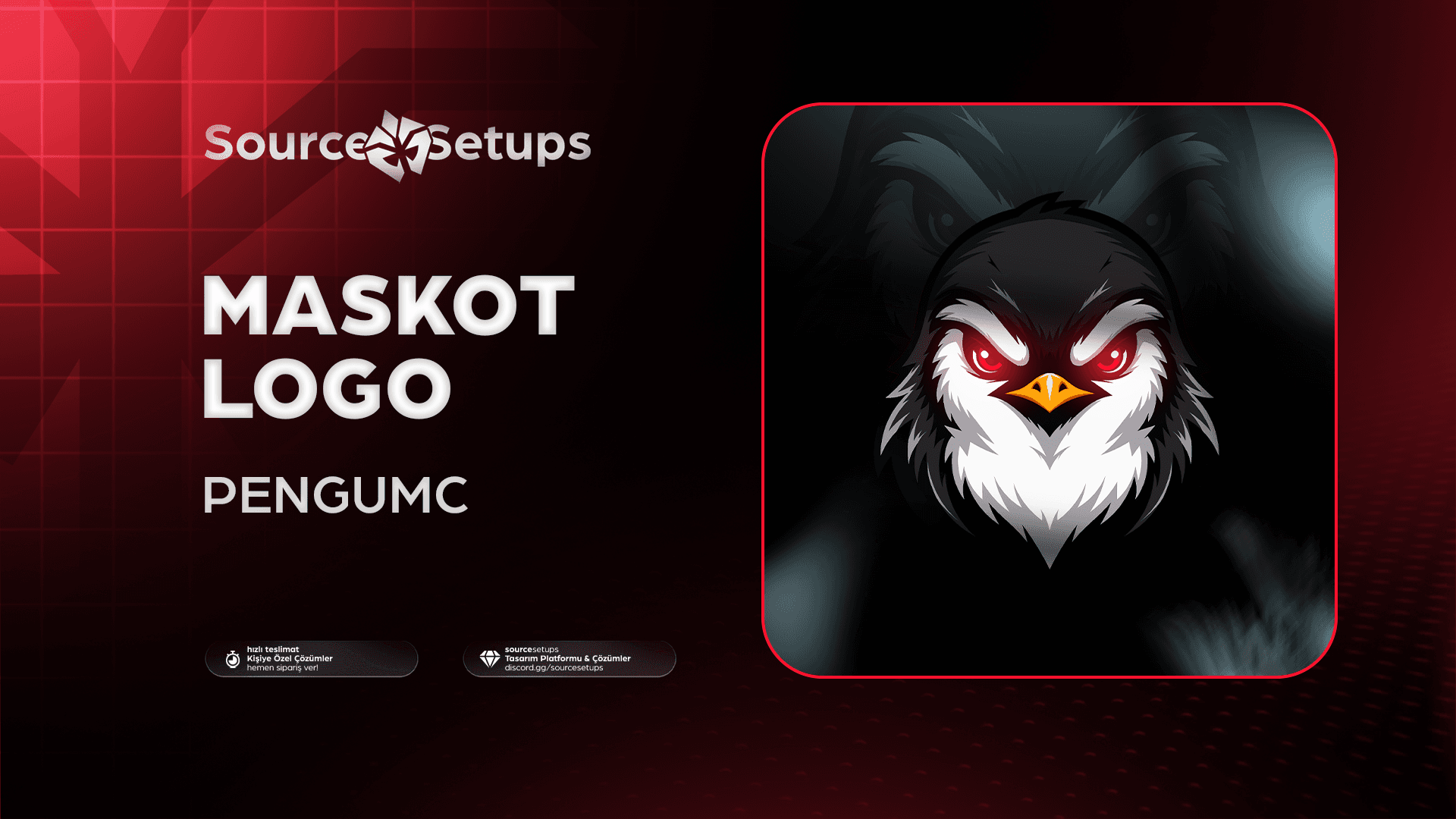 🌴・PenguMC ・Maskot Logo Tasarımı