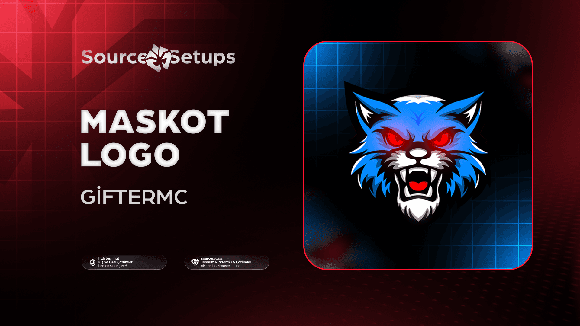 🌴・GifterMC ・Maskot Logo Tasarımı