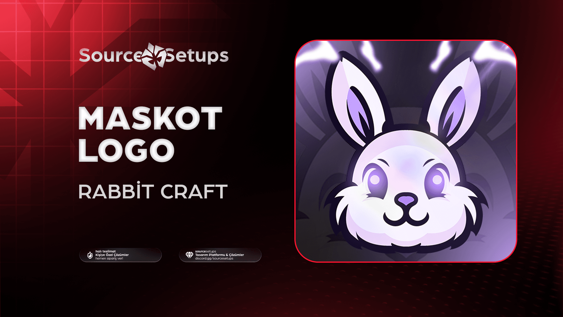 🌴・Rabbit Craft ・Maskot Logo Tasarımı