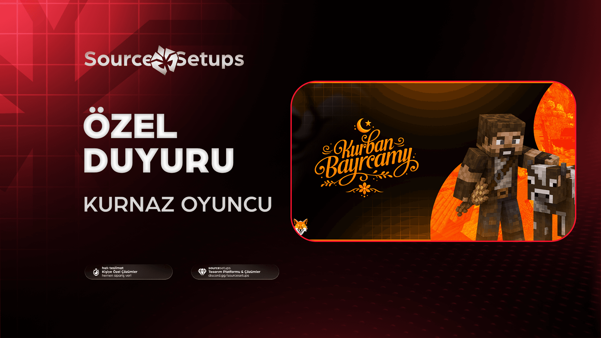 🌴・Kurnaz Oyuncu・Özel Duyuru Tasarımı