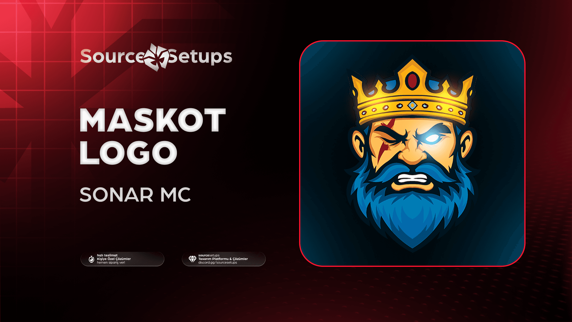 🌴・SonarMC ・Maskot Logo Tasarımı